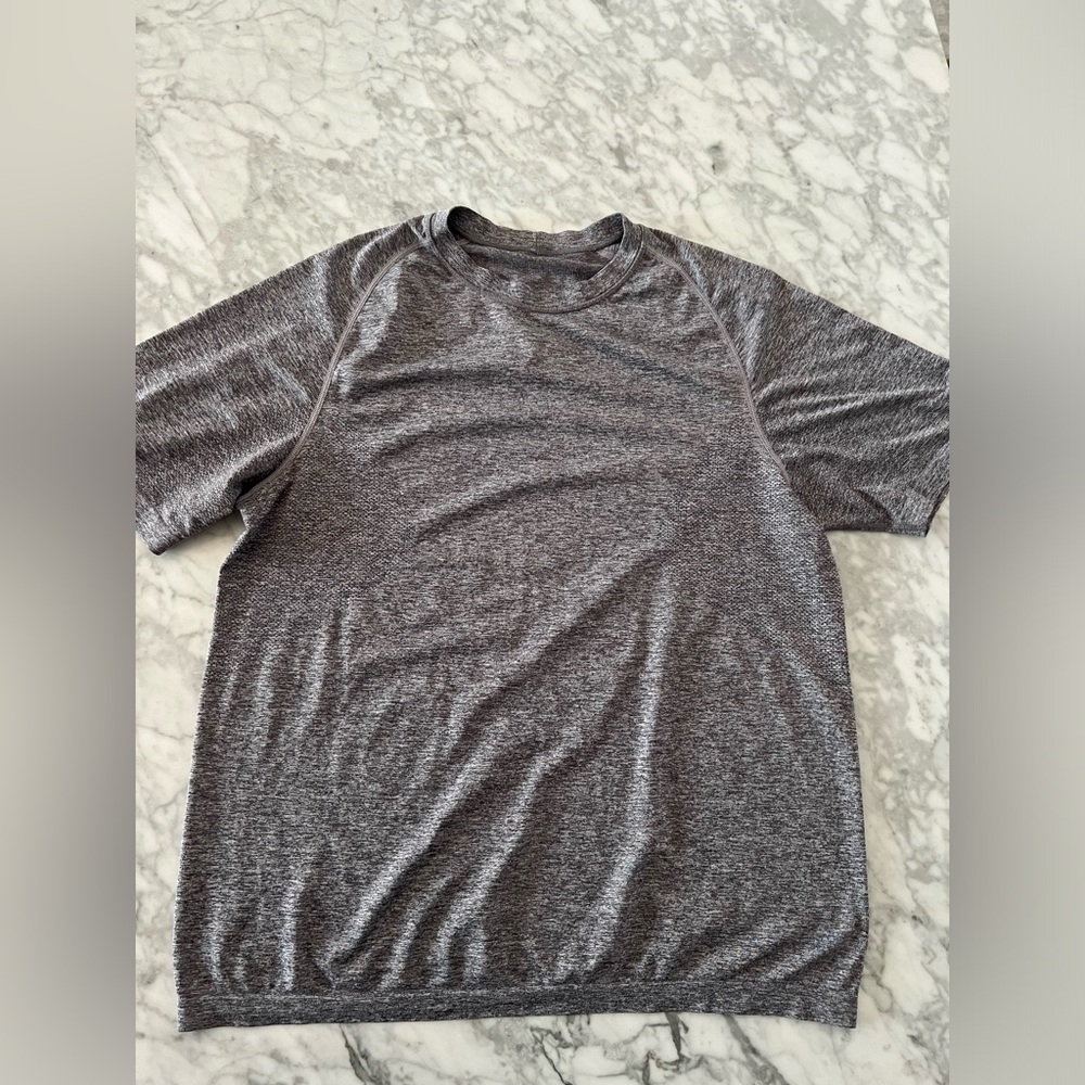 Two Lululemon Men's Shortsleeve Top size xtra large